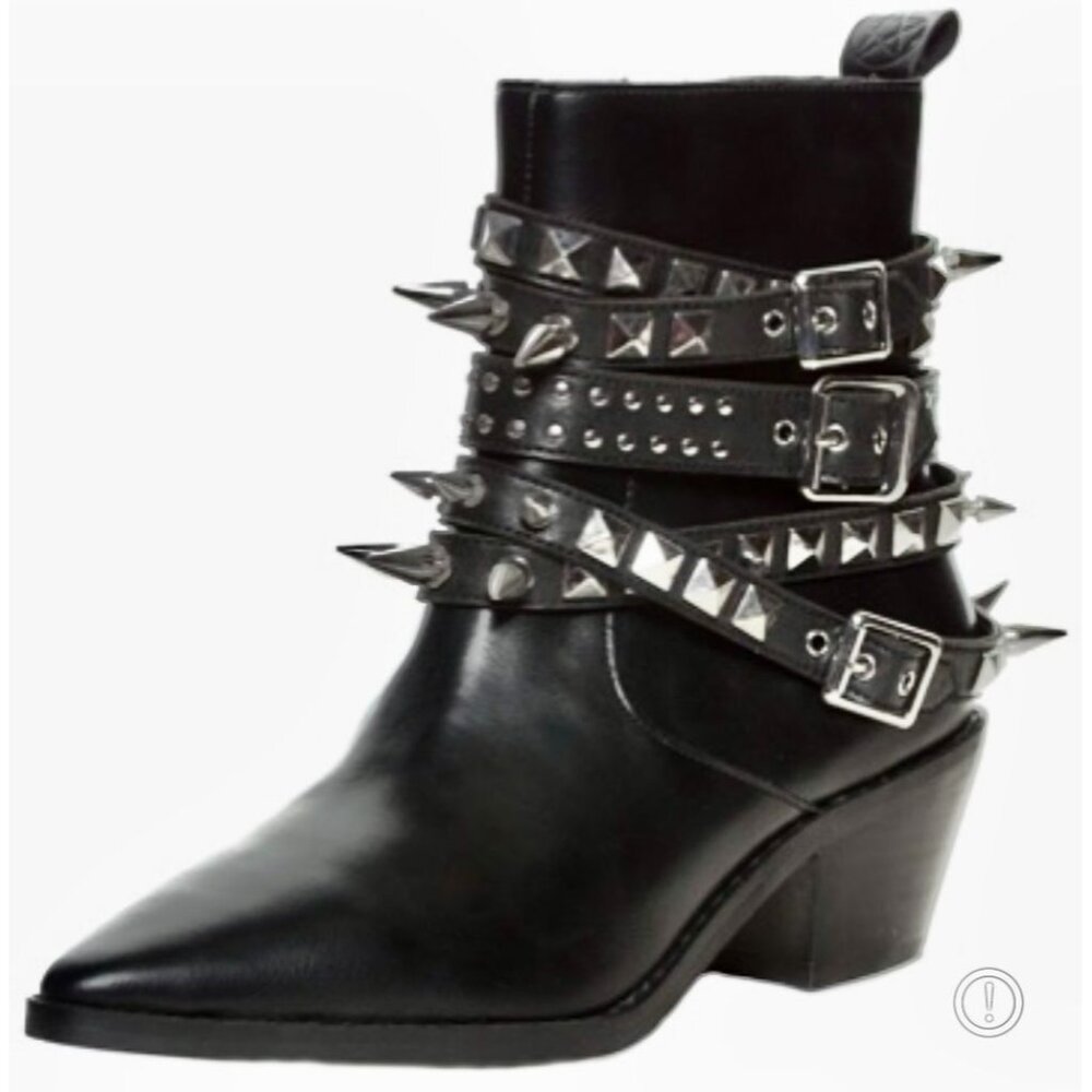 [SOLD on Depop] KILLSTAR "Callista" Ankle Boots - Sz 8 - Western/Biker/Grunge - Picture 6 of 9